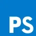 TypeScript logo but with a P