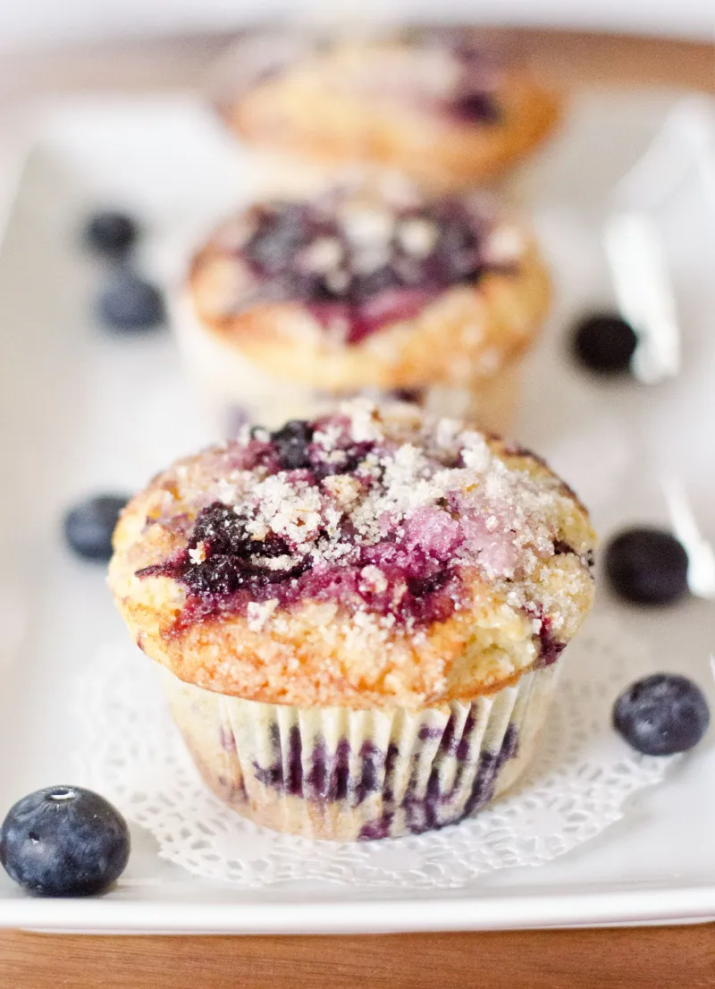 Blueberry muffins